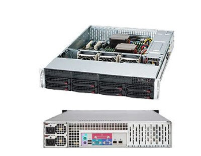 Supermicro 825TQC-R802LPB - Rack - Server - Schwarz - ATX,EATX - Metall - Festplatte - Netzwerk - Leistung - Stromausfall - System