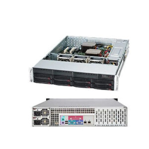 Supermicro 825TQC-R802LPB - Rack - Server - Schwarz -...