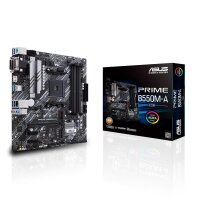 ASUS Prime B550M-A/CSM - AMD - Socket AM4 - AMD Ryzen 3...