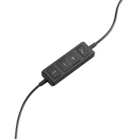 Logitech USB Headset H570e - Kopfh&ouml;rer - Kopfband - B&uuml;ro/Callcenter - Schwarz - Binaural - 79 dB