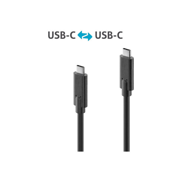 PURELINK IS2511-015 Premium USB 3.1 (Gen 2) USB-C Kabel, schwarz, 1,5m
