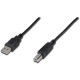 USB KAB. A/ST<>B/ST 3m USB 2.0 kompatibel, AWG28