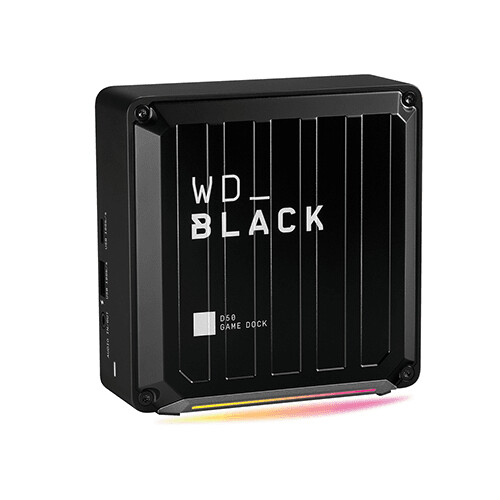 WD D50 - SSD-Gehäuse - 10 Gbit/s - USB Konnektivität - Schwarz