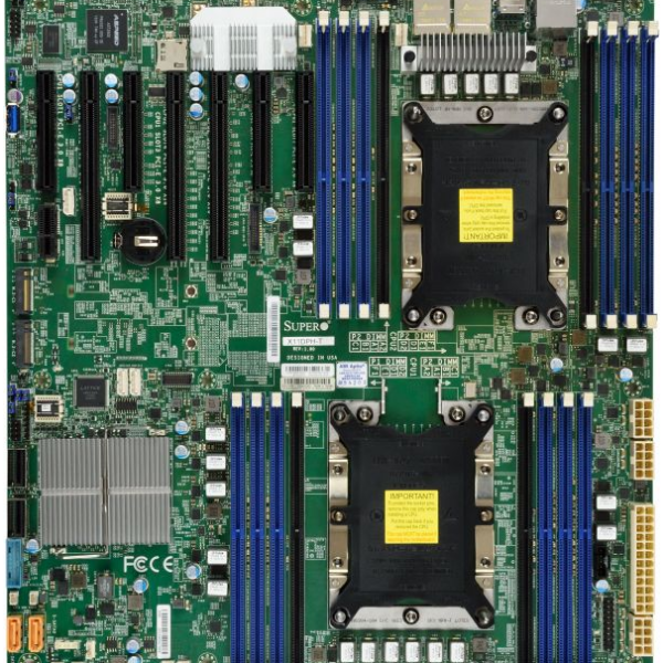 Supermicro X11DPH-I - Intel - LGA 3647 (Socket P) - 10,4 GT/s - 205 W - DDR4-SDRAM - 2048 GB