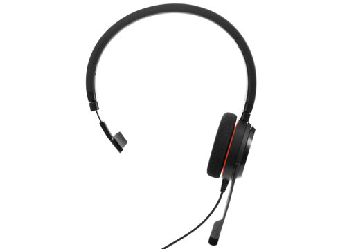 Jabra Evolve 20 MS Mono - Kopfhörer - Kopfband - Büro/Callcenter - Schwarz - Monophon - China