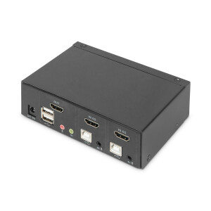 DIGITUS DS-12870 - Desktop HDMI KVM Switch