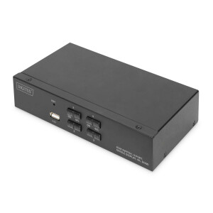 DIGITUS DS-12880 - Desktop HDMI KVM Switch