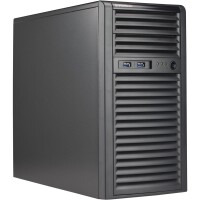 Supermicro CSE-731I-404B - Mini Tower - Server - Schwarz - micro ATX - HDD - Netzwerk - Leistung - System - Kensington