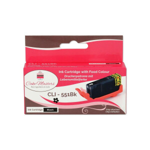 Patrone CLI 551bk Black mit Chip f&uuml;r Canon Drucker -...
