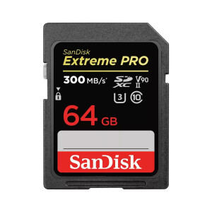 SanDisk Extreme PRO - 64 GB - SDXC - Klasse 10 - UHS-II -...