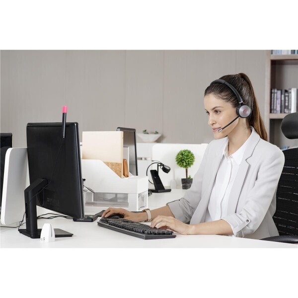 Yealink Dect Headset WH62 Dual Teams - Headset - 10 KHz