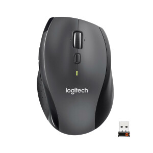 Logitech Marathon Mouse M705 - rechts - Optisch - RF Wireless - 1000 DPI - Schwarz - Holzkohle