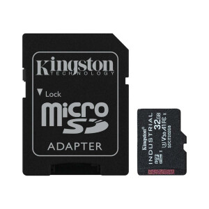Kingston 32GB Industrial microSDHC C10 A1 pSLC Card+...