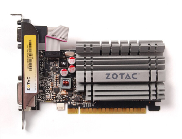 ZOTAC ZT-71115-20L - GeForce GT 730 - 4 GB - GDDR3 - 64 Bit - 4096 x 2160 Pixel - PCI Express x16 2.0