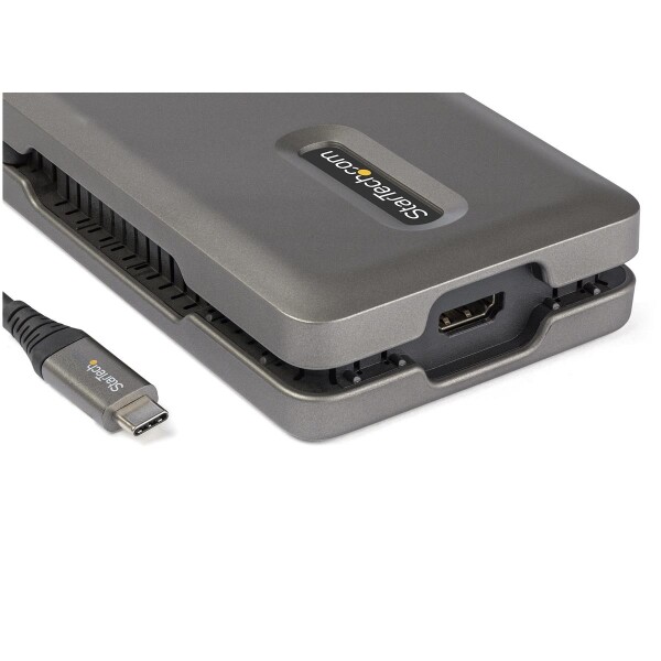 StarTech.com USB-C Multiport Adapter USB-C auf 4K 60Hz HDMI 2.0 100W PD 3-Port 10Gbit/s USB Hub Reiseadapter/Mini Docking Station - Kabel - Digital/Daten