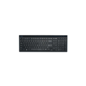 Kensington Advance Fit&trade; Full-Size Slim-Tastatur - Standard - Verkabelt - USB - QWERTZ - Schwarz