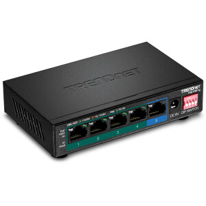 TRENDnet TPE-TG51G - Gigabit Ethernet (10/100/1000) - Vollduplex - Power over Ethernet (PoE) - Wandmontage