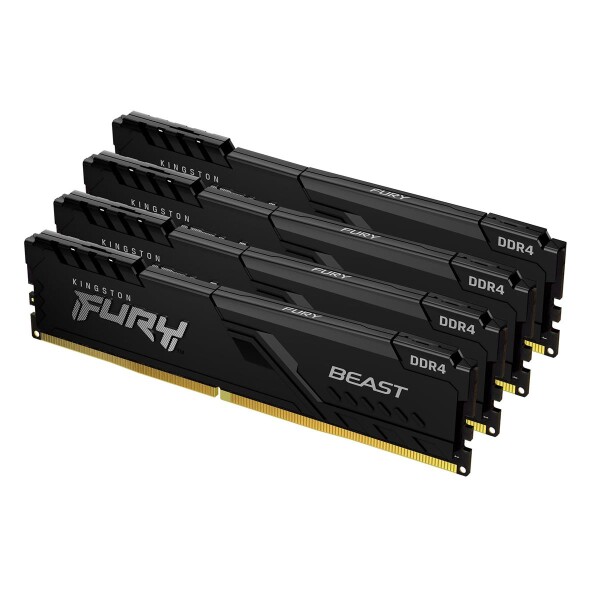 Kingston Fury Beast - DDR4 - Kit - 128 GB 4 x 32 GB - 128 GB - DDR4