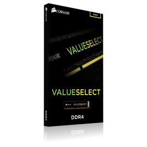 Corsair ValueSelect 8GB - DDR4 - 2400MHz - 8 GB - 1 x 8 GB - DDR4 - 2400 MHz - 288-pin DIMM - Schwarz