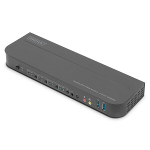 DIGITUS DS-12890 - KVM Switch, 4x1,DP, DP/HDMI Out,USB...
