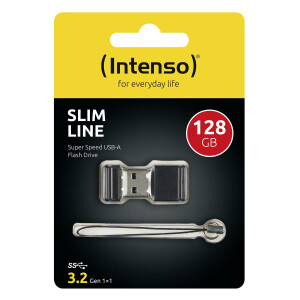 Intenso Slim Line - 128 GB - USB Typ-A - 3.0 - 100 MB/s -...
