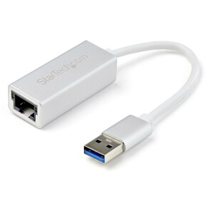 StarTech.com USB 3.0 to Gigabit Network Adapter - Silver...