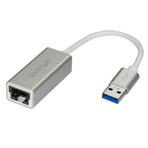 StarTech.com USB 3.0 to Gigabit Network Adapter - Silver...