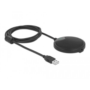 Delock USB Kondensator Mikrofon Omnidirektional f&uuml;r Konferenzen - Konferenzmikrofon - -16 dB - 16 Bit - 44,1 kHz - Verkabelt - USB