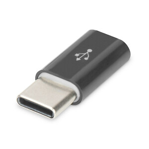 DIGITUS DB-300523-000-S - USB Type-C Adapter, Type-C -...