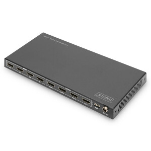 DIGITUS DS-55511 - 4x4 HDMI Matrix Switch, 4K/60Hz 18 Gps, HDR, EDID, Downscaler, HDCP 2.2