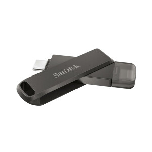 SanDisk iXpand - 256 GB - USB Type-C / Lightning - 3.2...