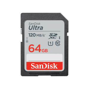 SanDisk Ultra - 64 GB - SDXC - Klasse 10 - UHS-I - 100...
