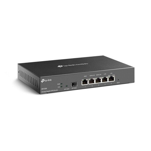 TP-LINK TL-ER7206 - Ethernet-WAN - Gigabit Ethernet - Schwarz