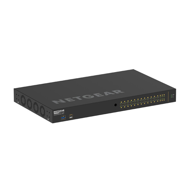 Netgear AV Line M4250-26G4F-PoE+ - Switch - L3 - managed - 24 x 10/100/1000 PoE++ 2 - Switch - 1 Gbps