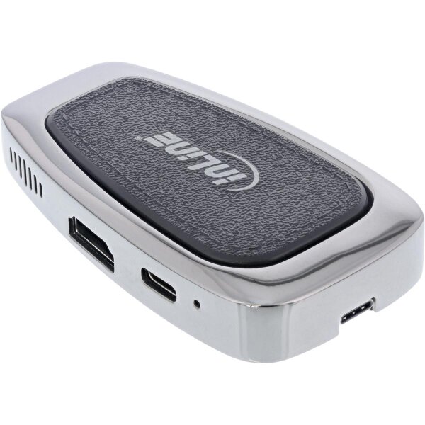 InLine Multifunktions-Hub USB 3.2 Gen.2 Typ-C 2x USB-A 10Gb/s+ 1xHDMI 4Ka60Hz+ 1x