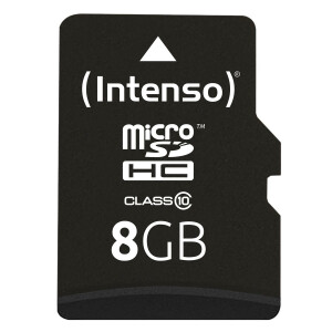 Intenso 8GB MicroSDHC - 8 GB - MicroSDHC - Klasse 10 - 40...