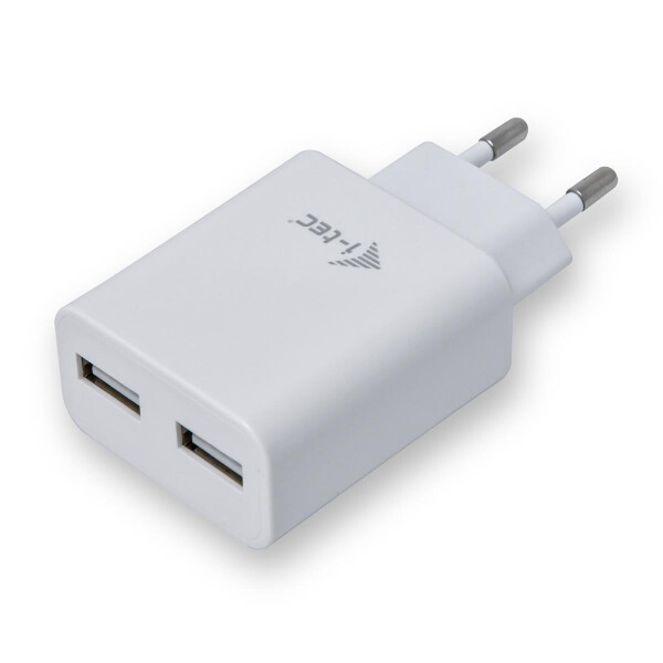 i-tec USB Power Charger 2 Port 2.4A - Indoor - AC - 5 V - 2,4 A - Weiß