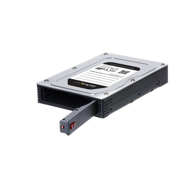 StarTech.com 2,5" auf 3,5" Festplatten Adapter - für SATA und SAS SSDs/ HDDs - 8,89 cm (3.5 Zoll) - Carrier Panel - 2.5 Zoll - SATA - Serial Attached SCSI (SAS) - 7,9.5,12.5,15 mm - 6 Gbit/s