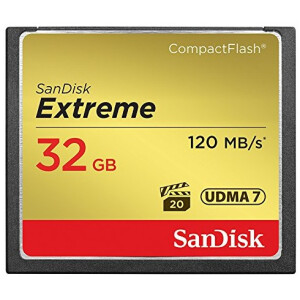 SanDisk 32GB Extreme - 32 GB - Kompaktflash - 120 MB/s -...