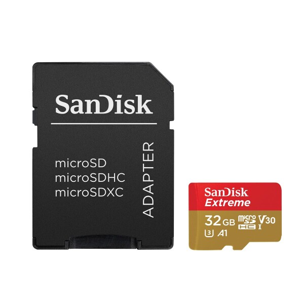 SanDisk Extreme - 32 GB - MicroSDHC - Klasse 10 - UHS-I - 100 MB/s - 60 MB/s