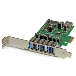 StarTech.com 7 Port PCI Express USB 3.0 Karte - PCIe -...