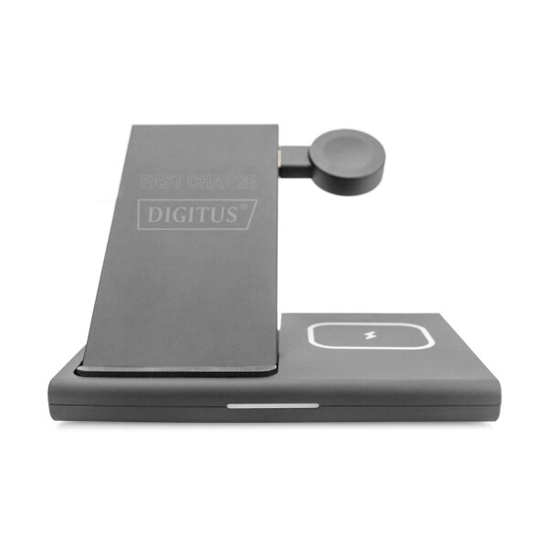 DIGITUS 3 in 1 Ladestation, faltbar, wireless