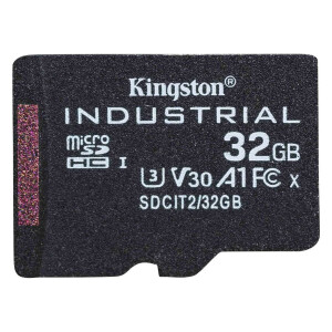 Kingston 32GB microSDHC Industrial C10 A1 pSLC Card...
