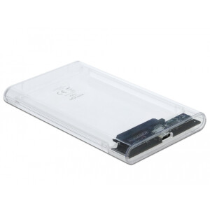 Delock 42617 - HDD / SSD-Geh&auml;use - 2.5 Zoll - Serial ATA III - 6 Gbit/s - Hot-Swap - Transparent