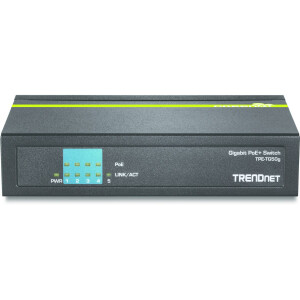TRENDnet TPE-TG50g - Gigabit Ethernet (10/100/1000) - Vollduplex - Power over Ethernet (PoE)