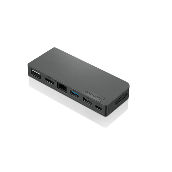 Lenovo 4X90S92381 - Verkabelt - USB 3.2 Gen 1 (3.1 Gen 1) Type-C - 10,100,1000 Mbit/s - Grau - 4K Ultra HD - 3840 x 2160 Pixel
