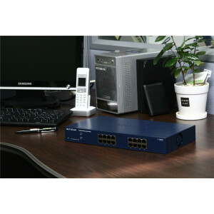Netgear JGS516 - Unmanaged - Switch - 1 Gbps - 16-Port 1 HE - Rack-Modul