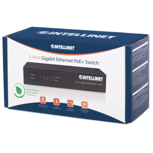 Intellinet 5-Port Gigabit Ethernet PoE+ Switch - 4 x PSE...