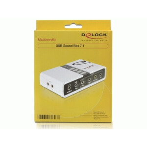 Delock USB Sound Box 7.1 - 7.1 Kan&auml;le - USB