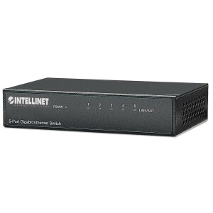 Intellinet 5-Port Gigabit Ethernet Switch - Metall -...